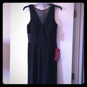 NEW Black floor length dress.